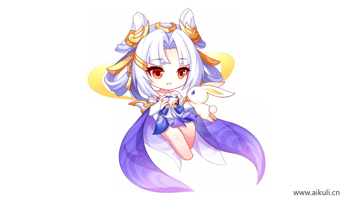 卡通Q版王者荣耀角色人物PNG免抠-嫦娥