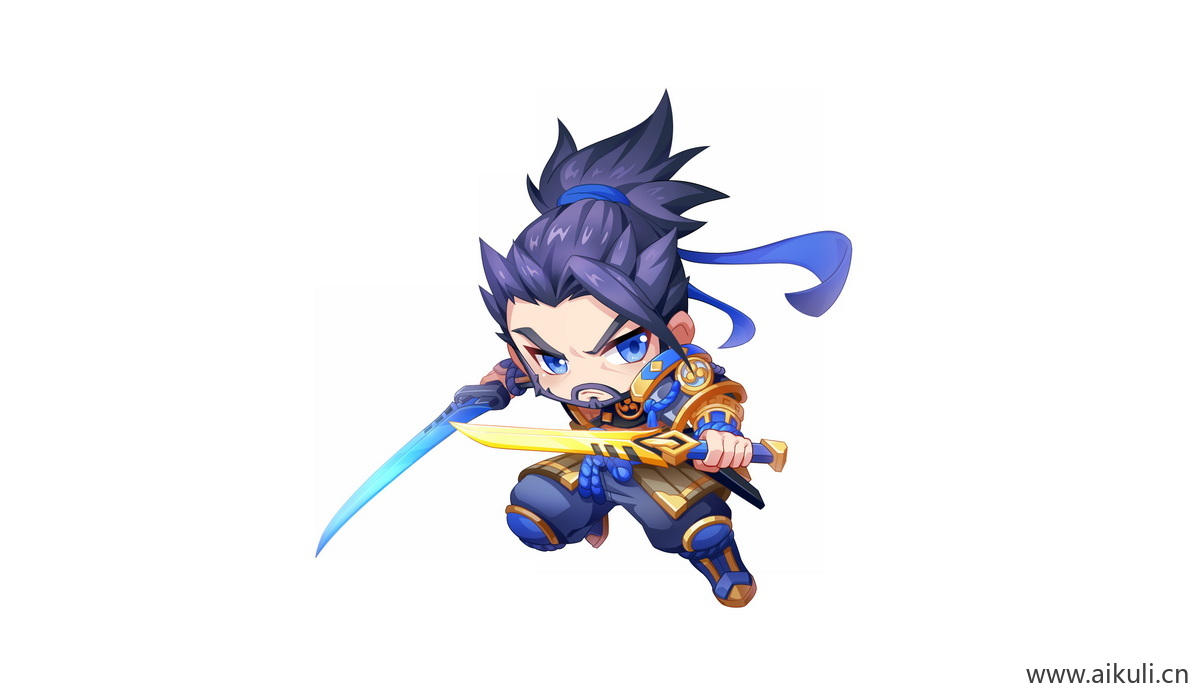 卡通Q版王者荣耀角色人物PNG免抠-宫本