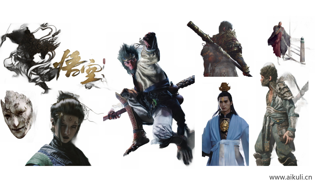 黑神话悟空角色人物5-PNG免抠图片原画角色