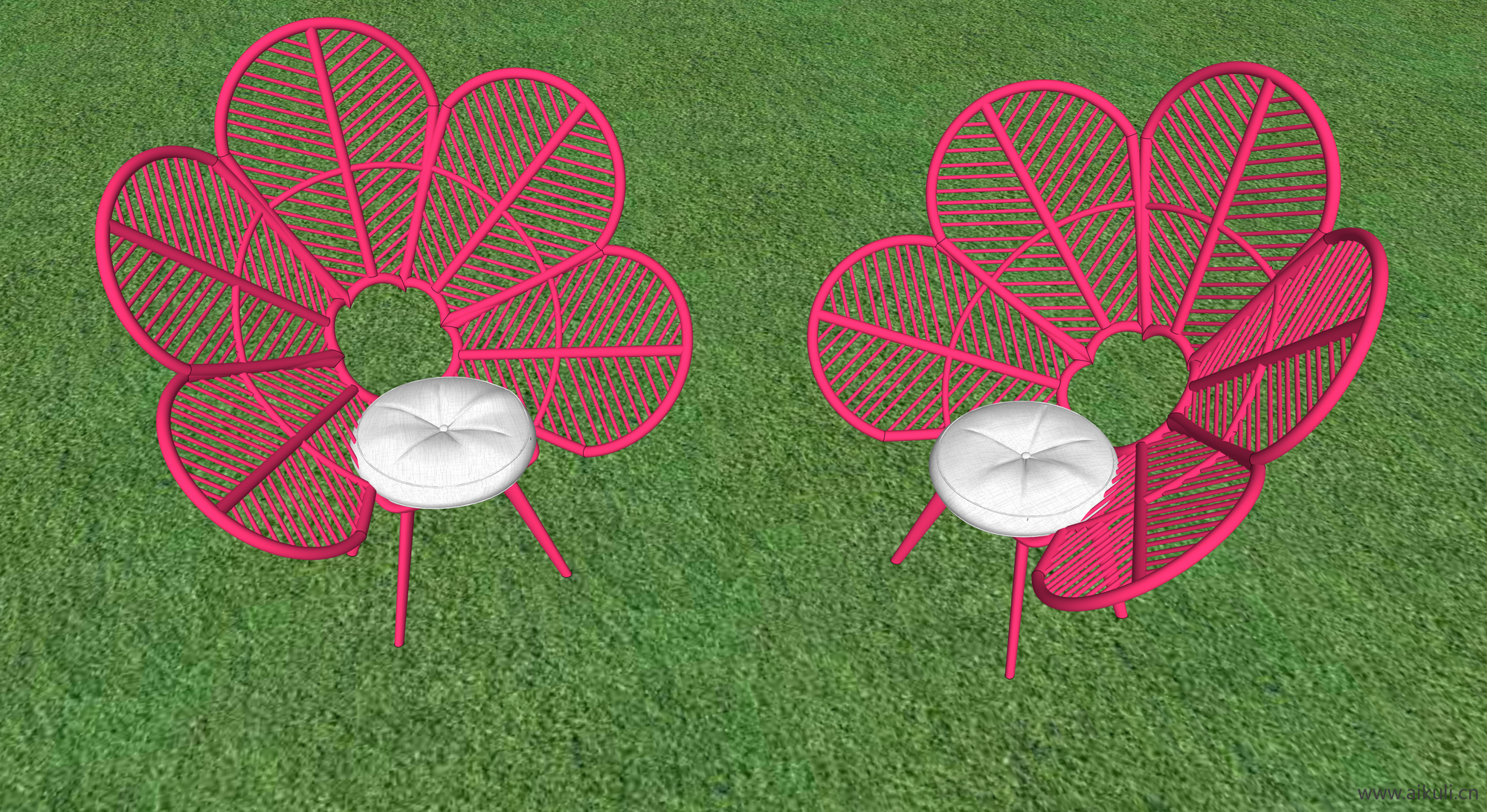 儿童扶手椅 花卉