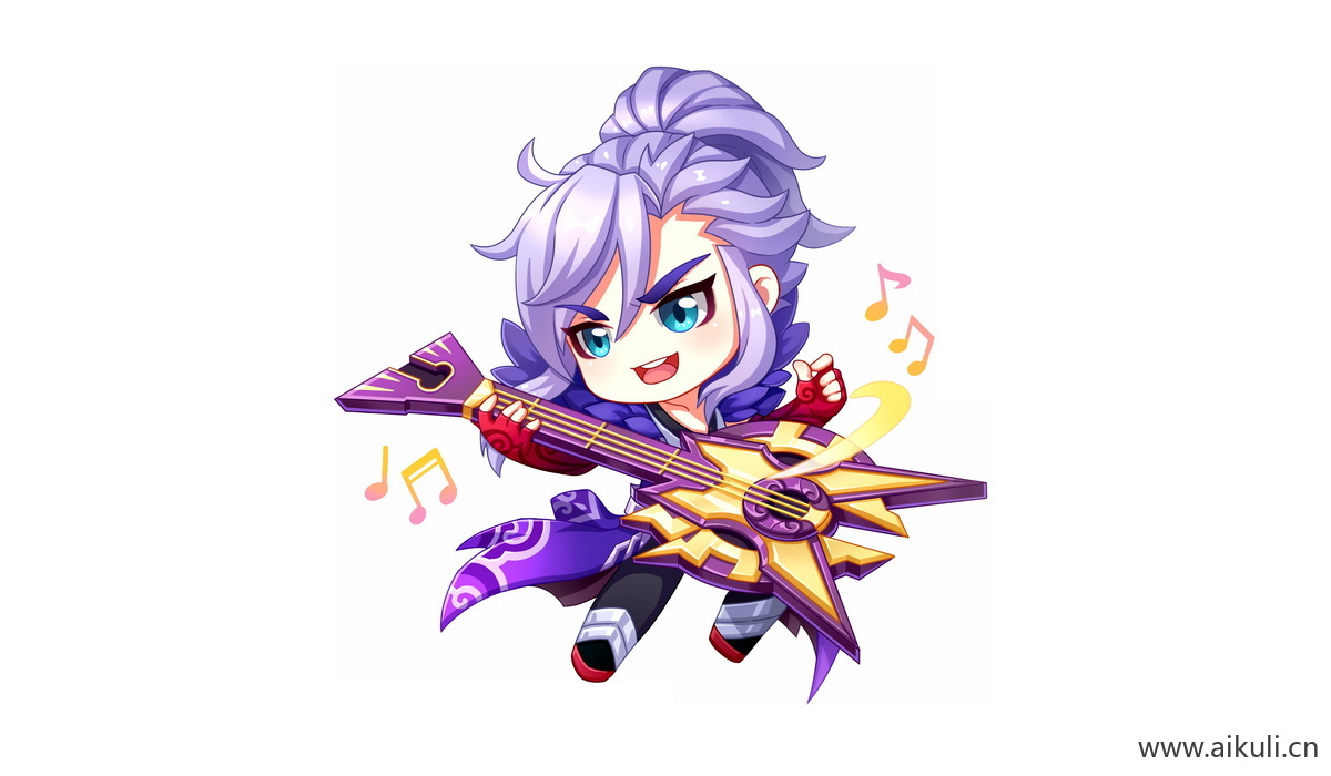 卡通Q版王者荣耀角色人物PNG免抠-高渐离