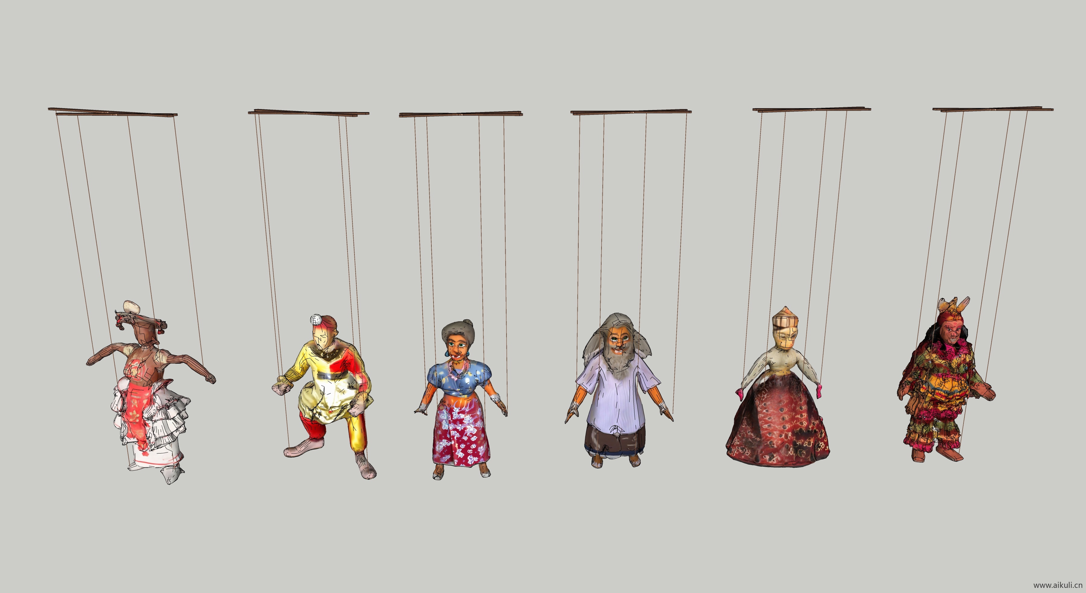 斯里兰卡木偶收藏