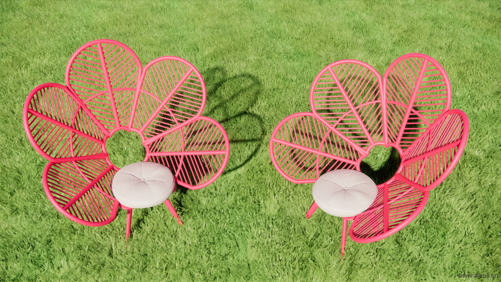 儿童扶手椅 花卉