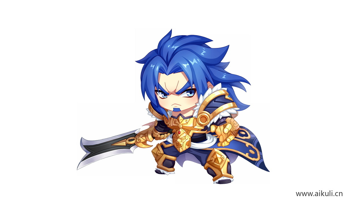 卡通Q版王者荣耀角色人物PNG免抠-项羽