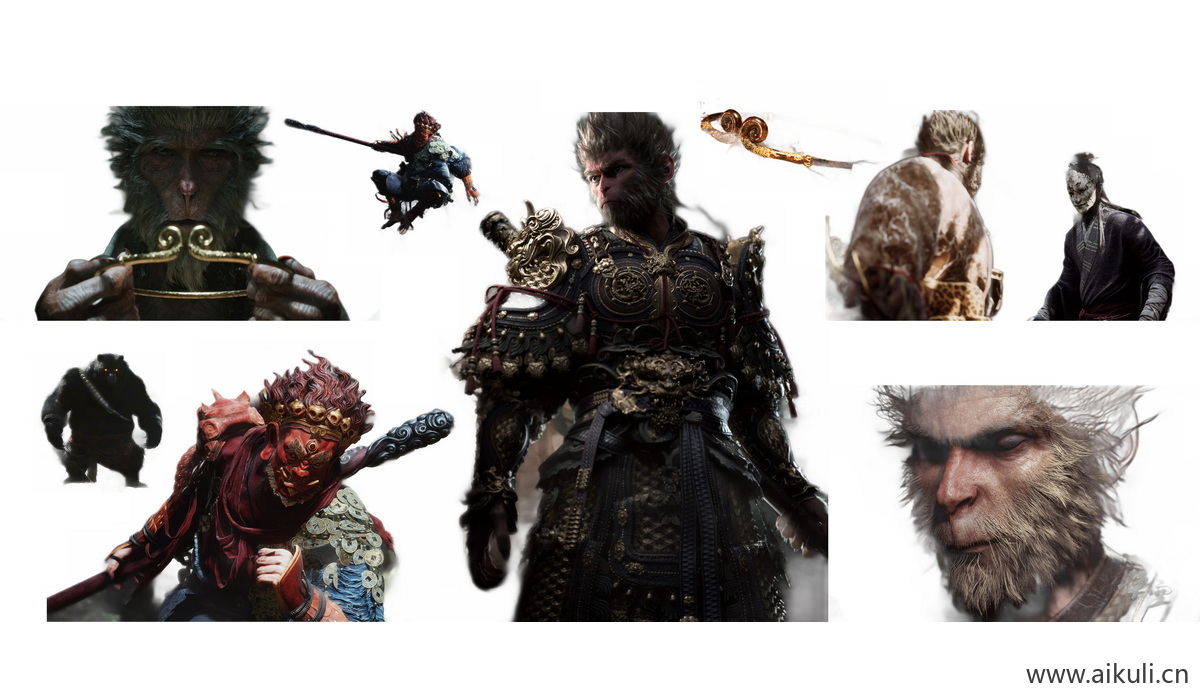 黑神话悟空角色人物6-PNG免抠图片原画角色