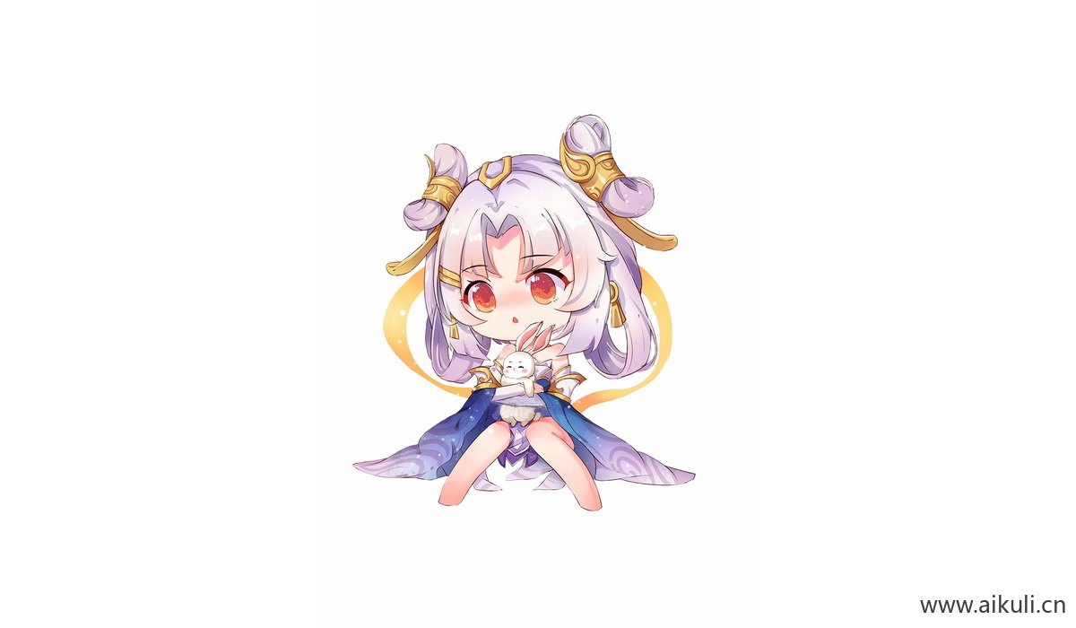 Q版王者荣耀卡通角色人物PNG免抠 嫦娥–寒月公主 1