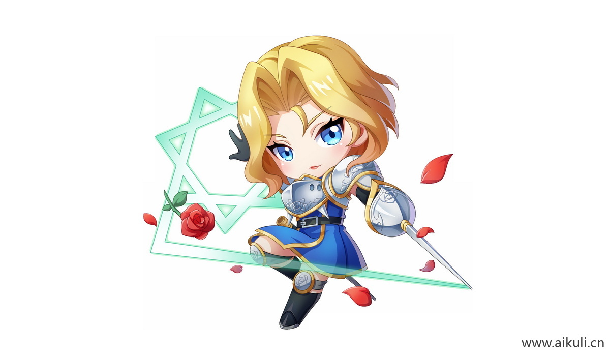 卡通Q版王者荣耀角色人物PNG免抠-夏洛特