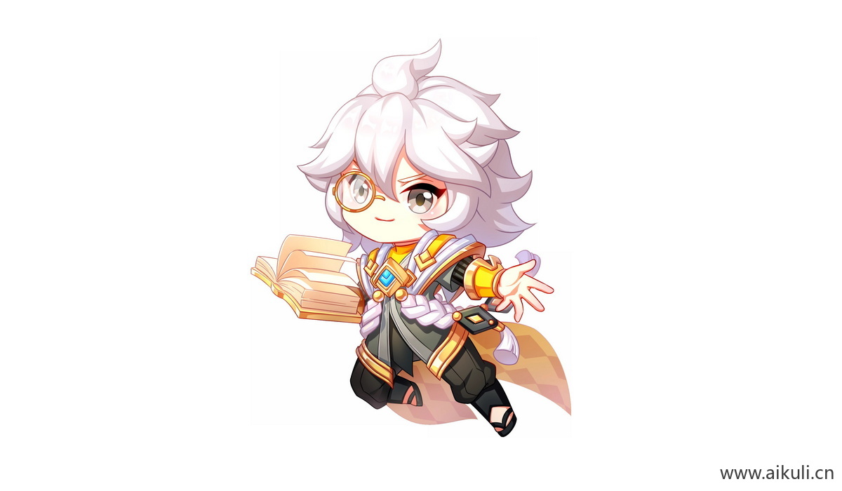 卡通Q版王者荣耀角色人物PNG免抠-张良