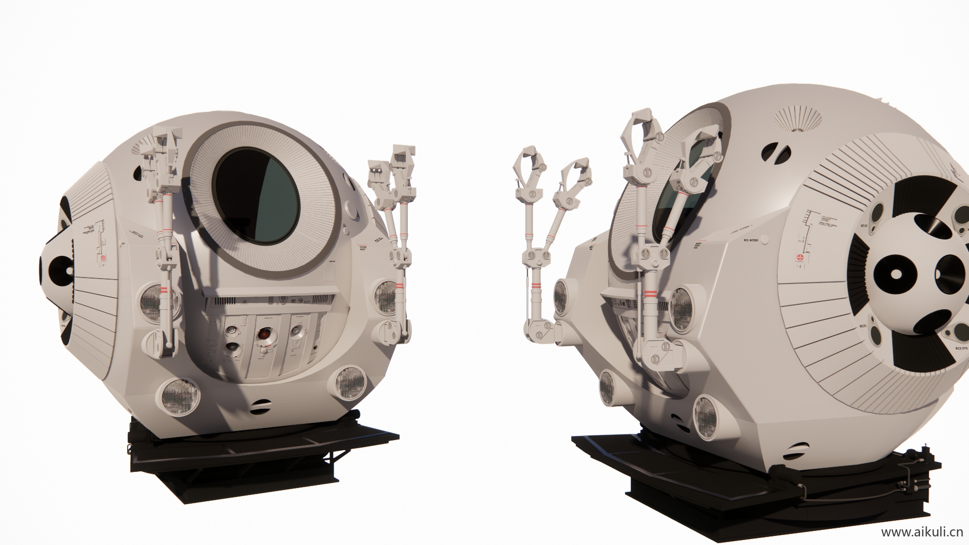 电子科技设备 机器舱SU模型