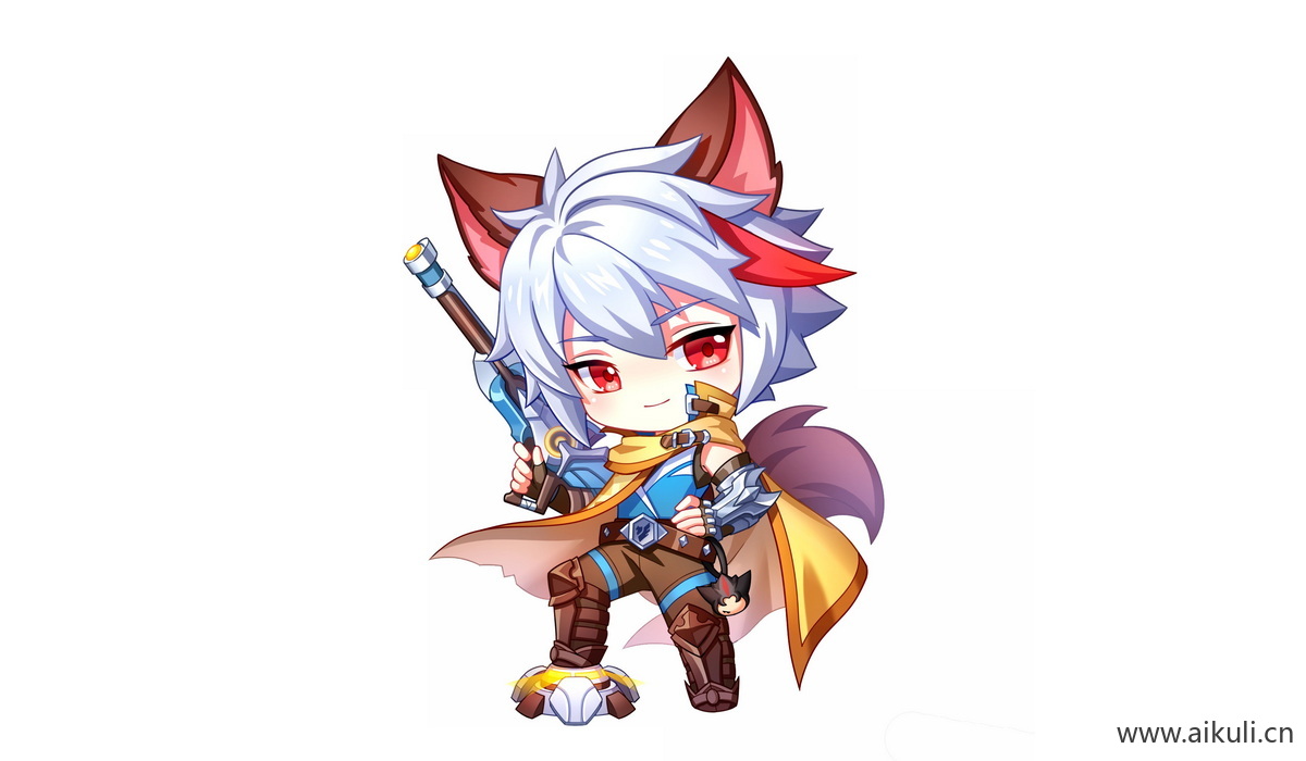 卡通Q版王者荣耀角色人物PNG免抠-百里守约