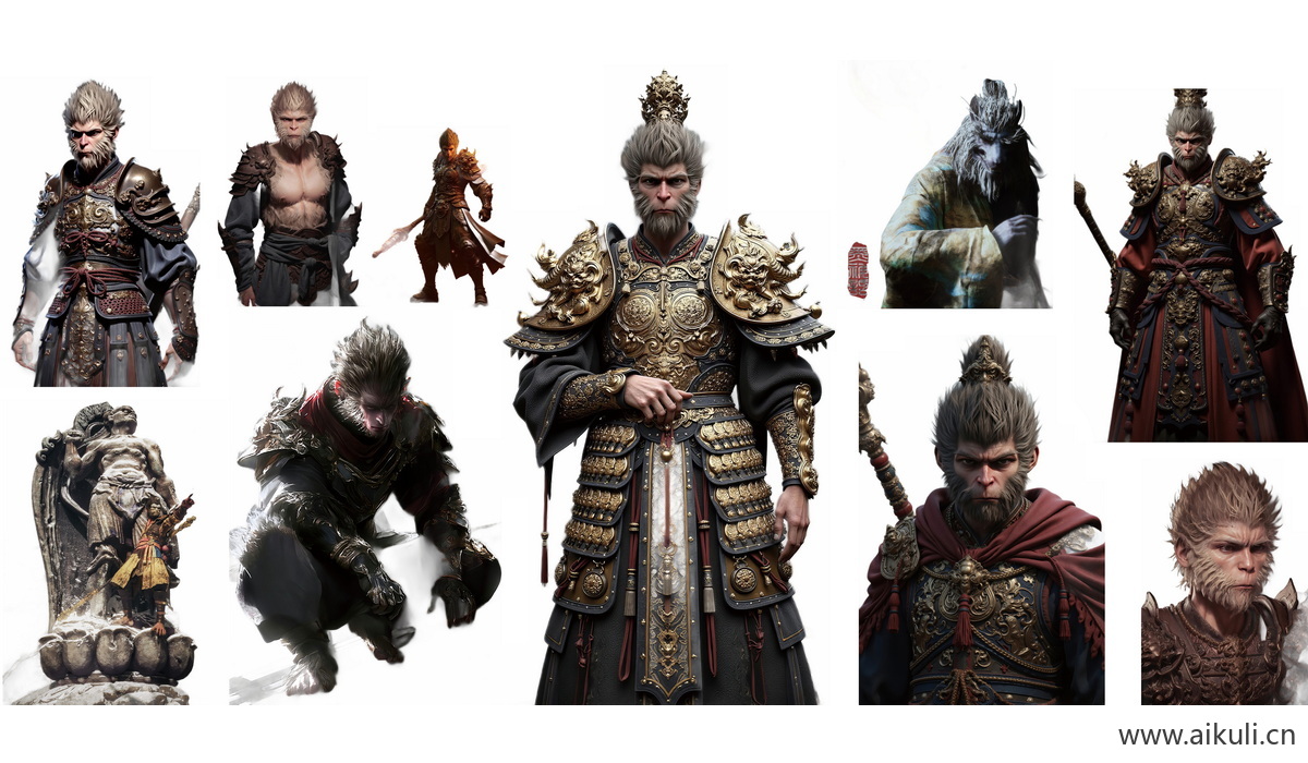 黑神话悟空角色人物9-PNG免抠图片原画角色