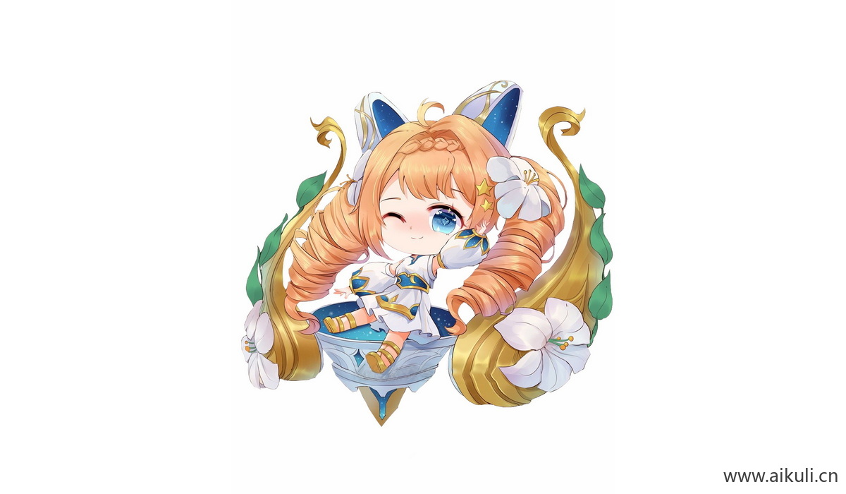 Q版王者荣耀卡通角色人物PNG免抠 蔡文姬–繁星吟游