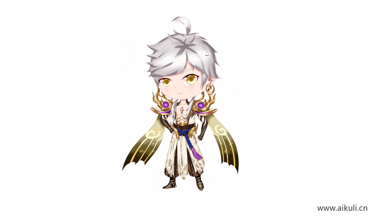 Q版王者荣耀卡通角色人物PNG免抠 嬴政–白昼王子