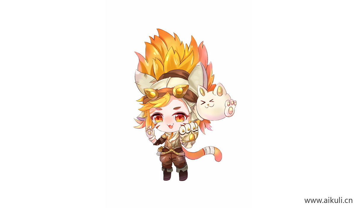 Q版王者荣耀卡通角色人物PNG免抠 沈梦溪–爆弹怪猫