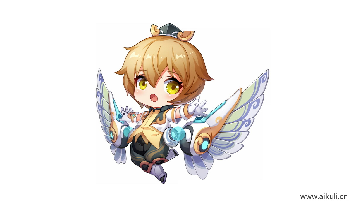 卡通Q版王者荣耀角色人物PNG免抠-孙膑