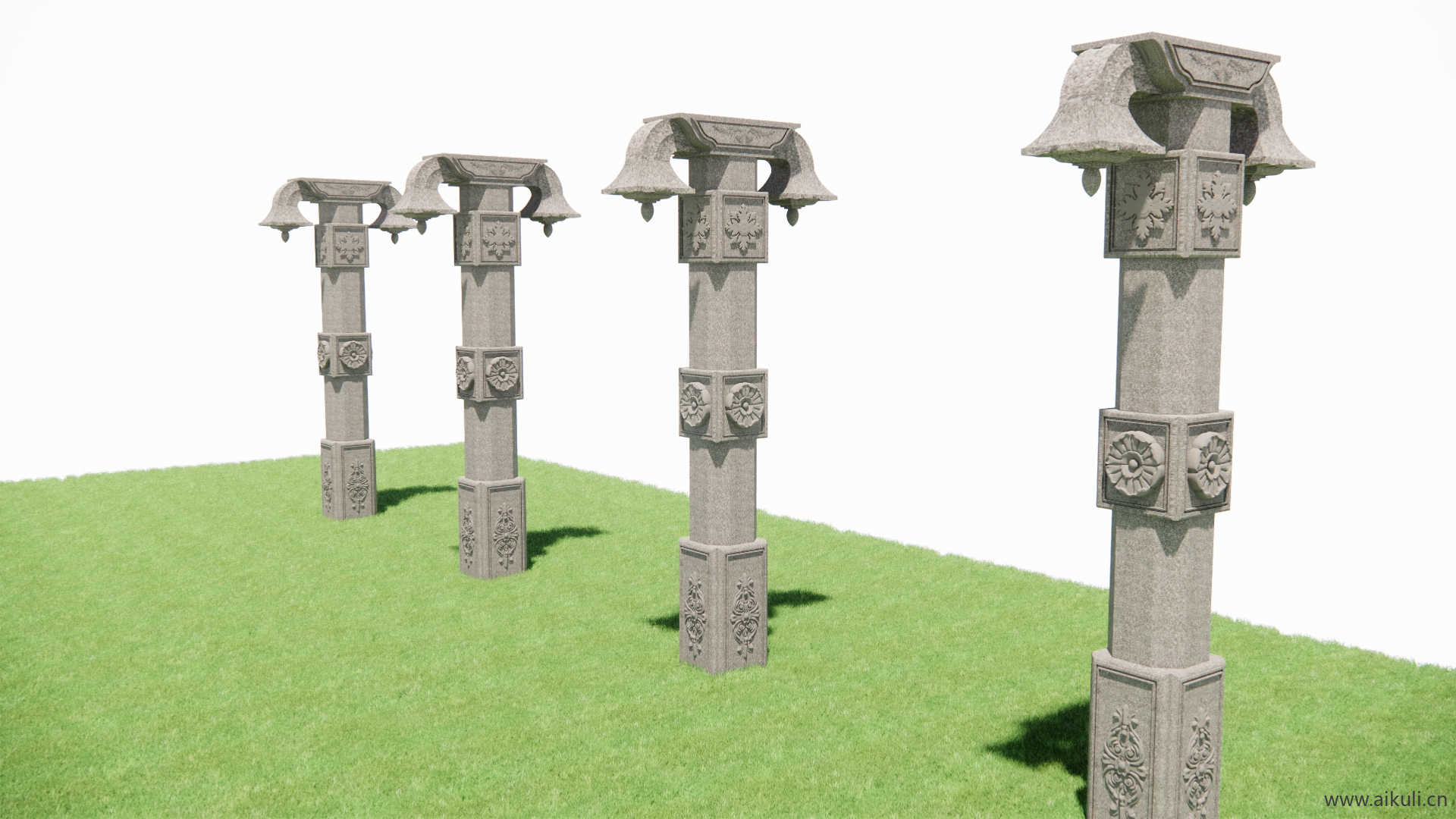 维贾亚纳加尔柱子雕塑科达古寺庙