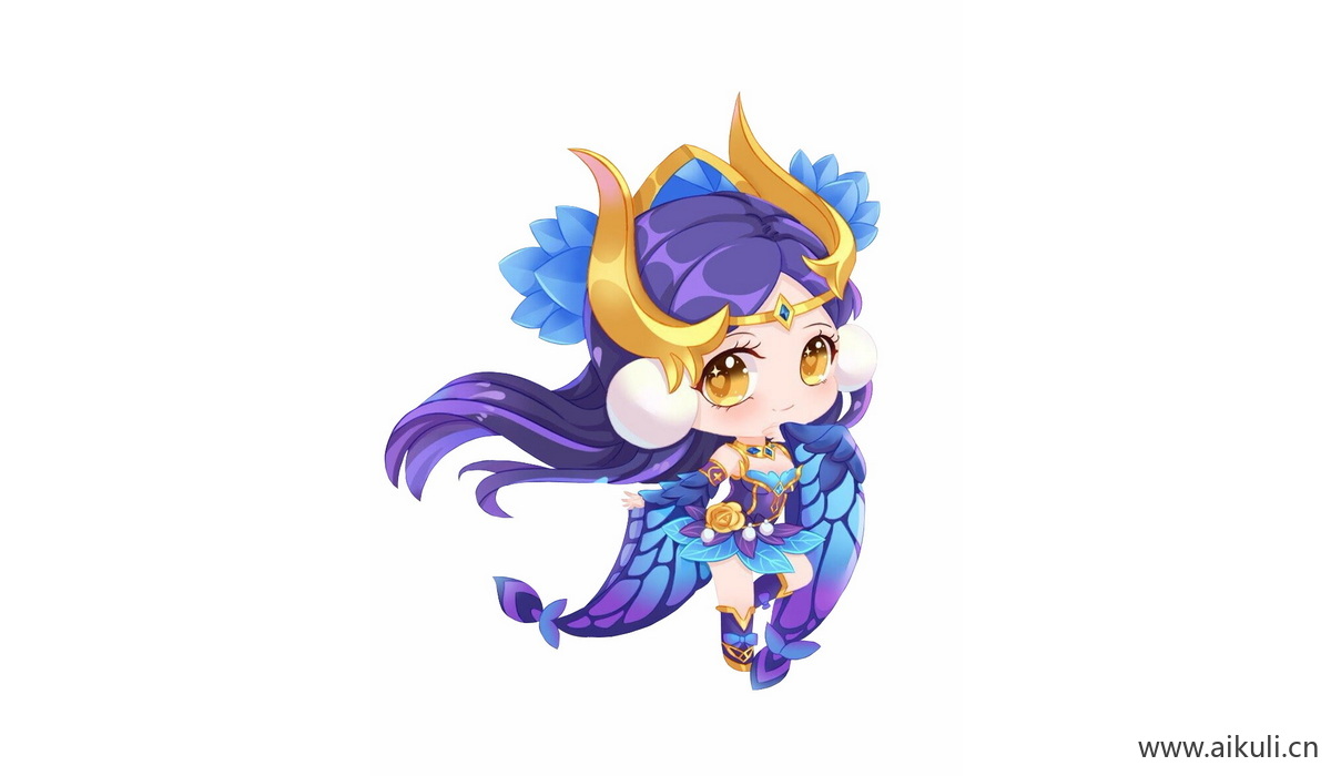 Q版王者荣耀卡通角色人物PNG免抠 貂蝉–仲夏夜之梦