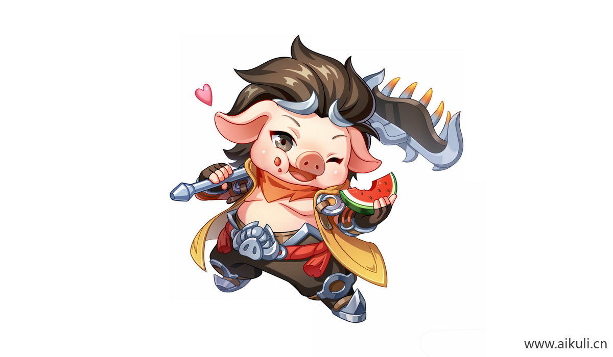 卡通Q版王者荣耀角色人物PNG免抠-猪八戒