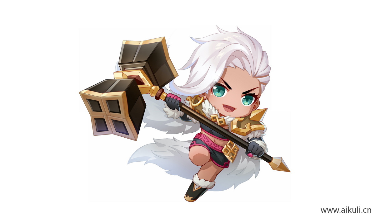 卡通Q版王者荣耀角色人物PNG免抠-钟无艳