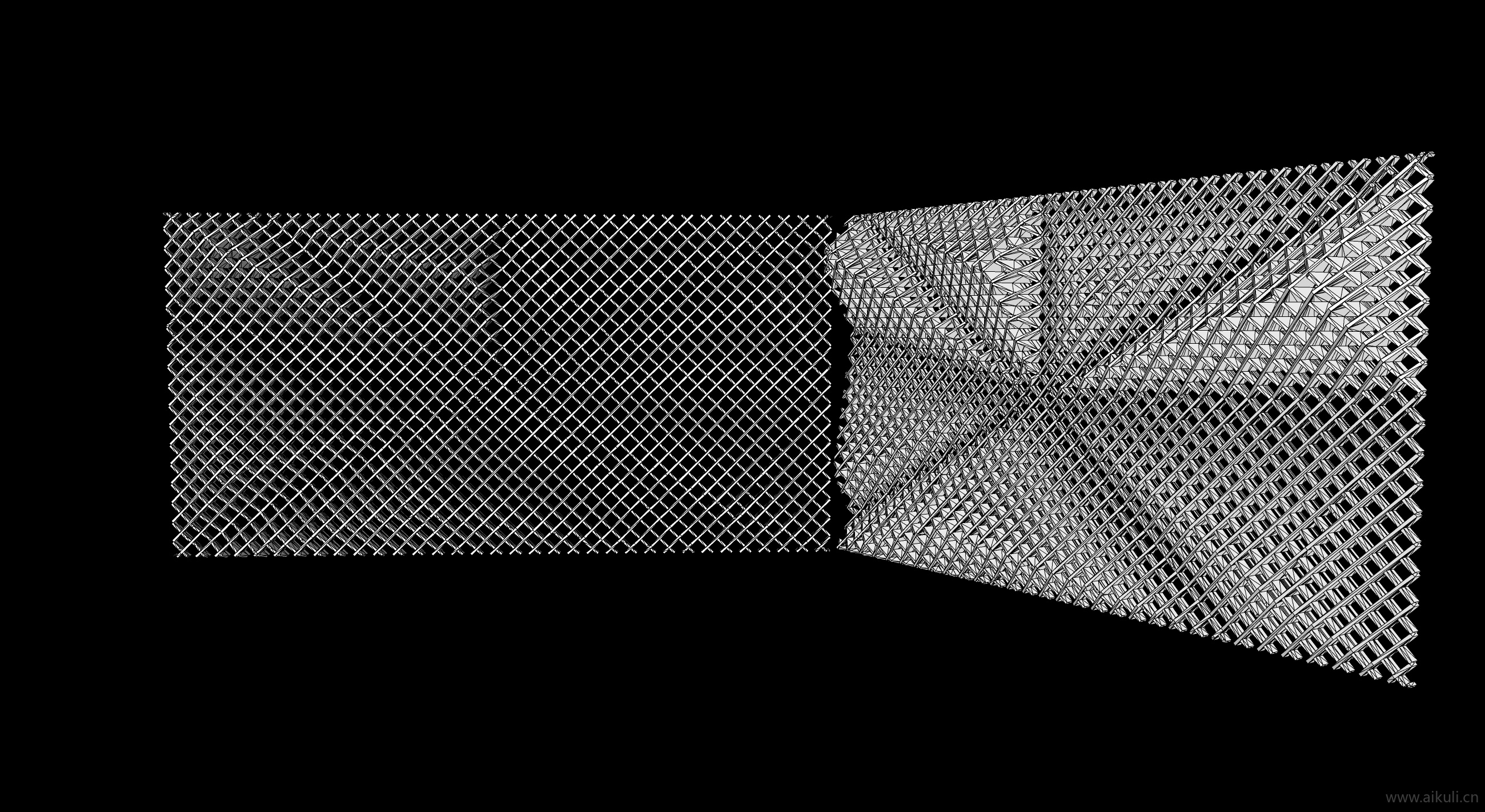 墙面艺术异形墙 背景墙SU模型