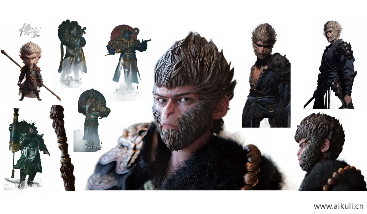 黑神话悟空角色人物8-PNG免抠图片原画角色