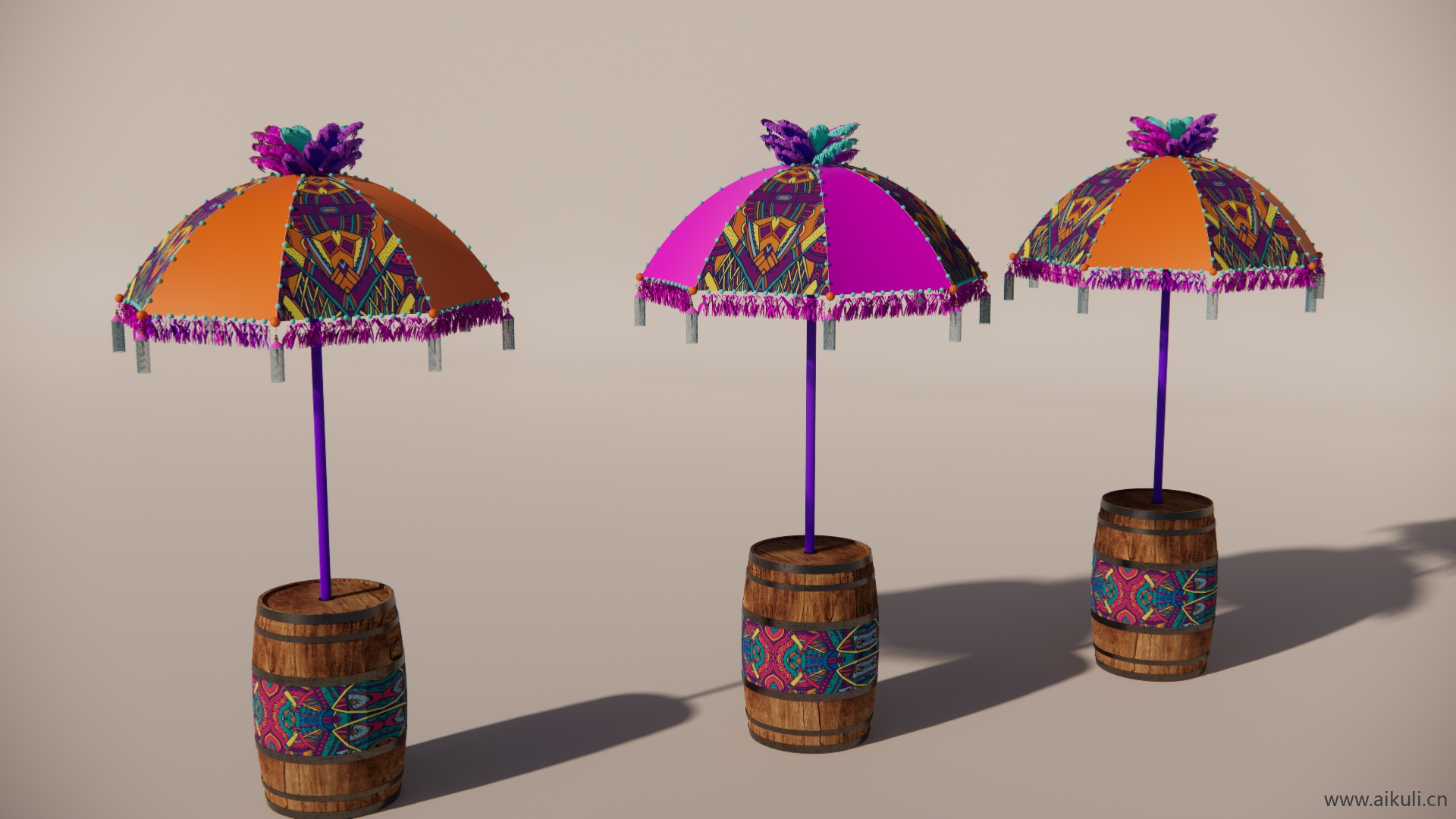 奥尔良狂欢节雨伞