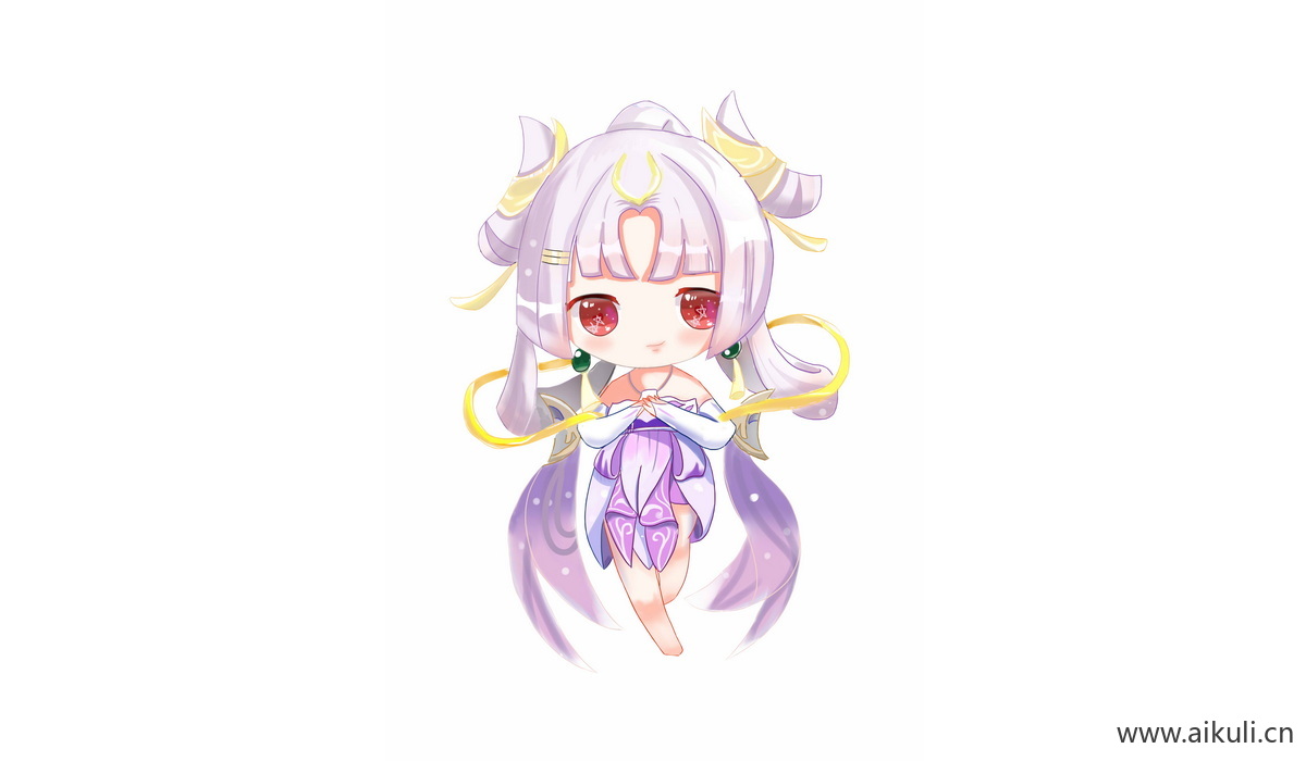 Q版王者荣耀卡通角色人物PNG免抠 嫦娥–寒月公主 2