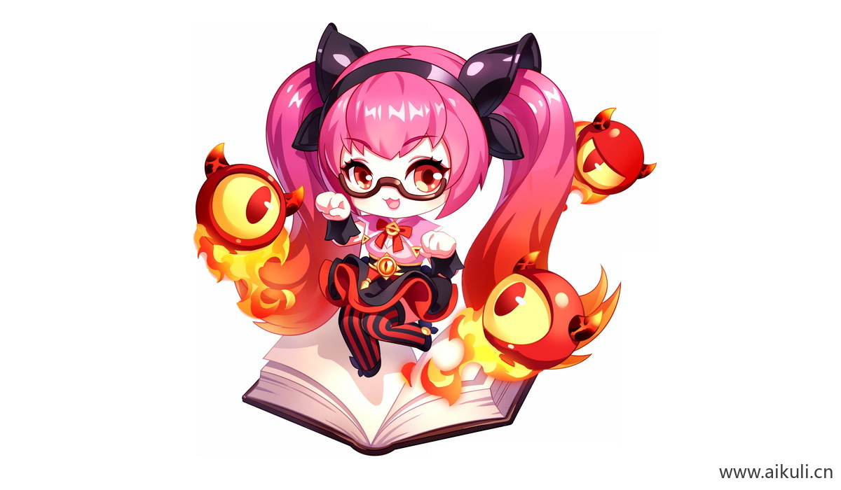 卡通Q版王者荣耀角色人物PNG免抠-安琪拉