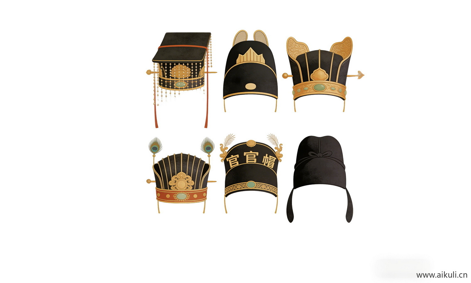 唐朝皇家帽头饰PNG