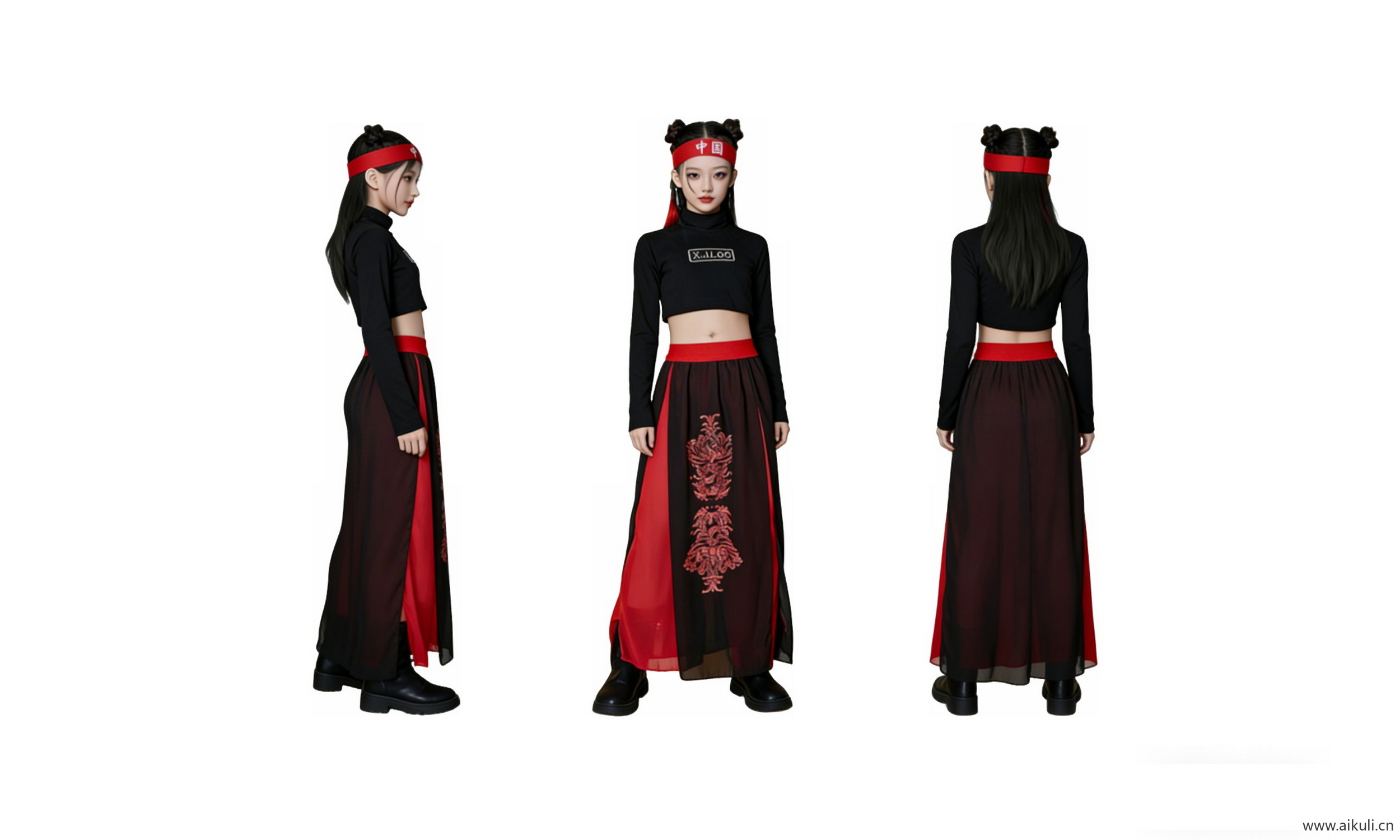 戏曲国潮民族服装人物PNG