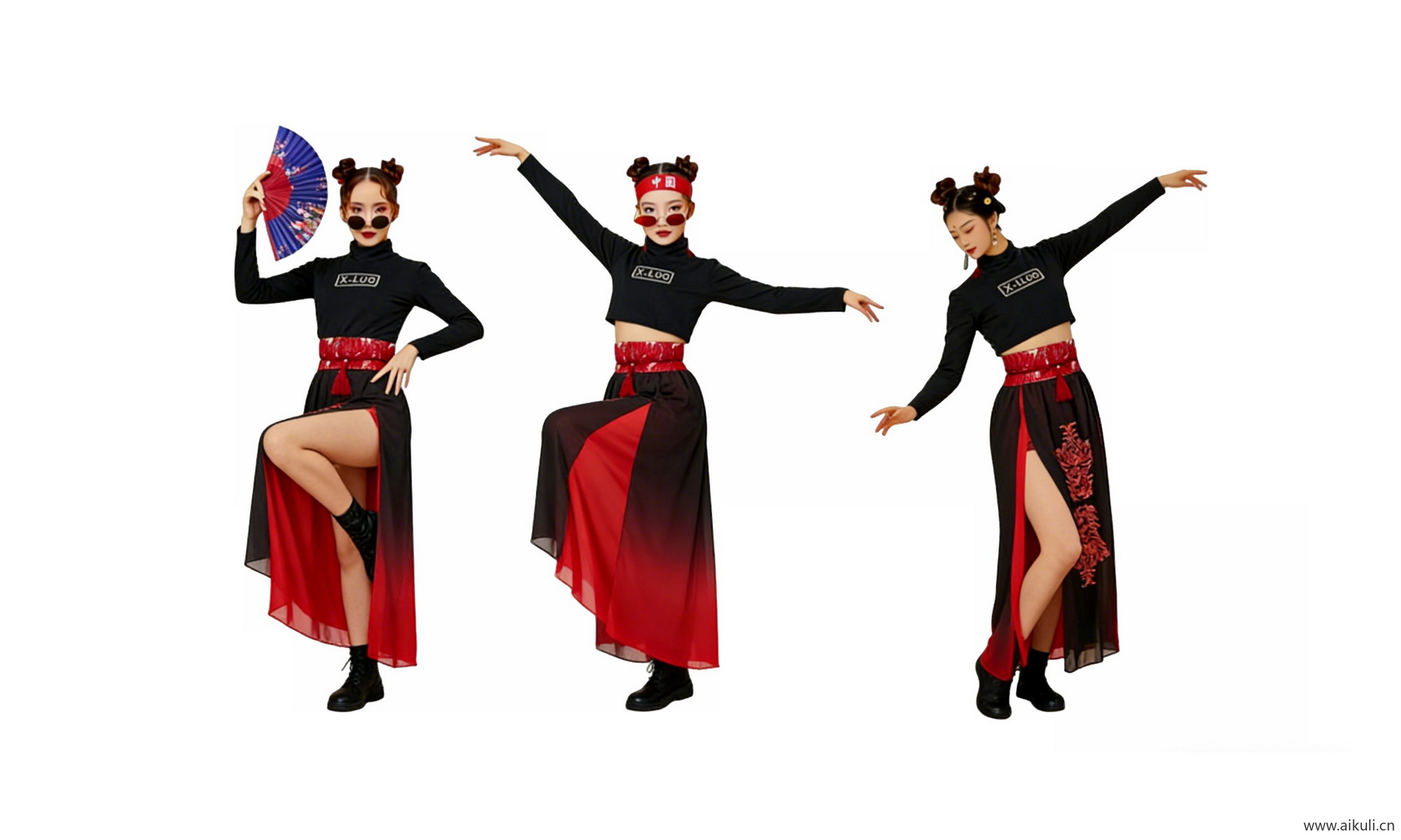 戏曲国潮民族服装人物PNG