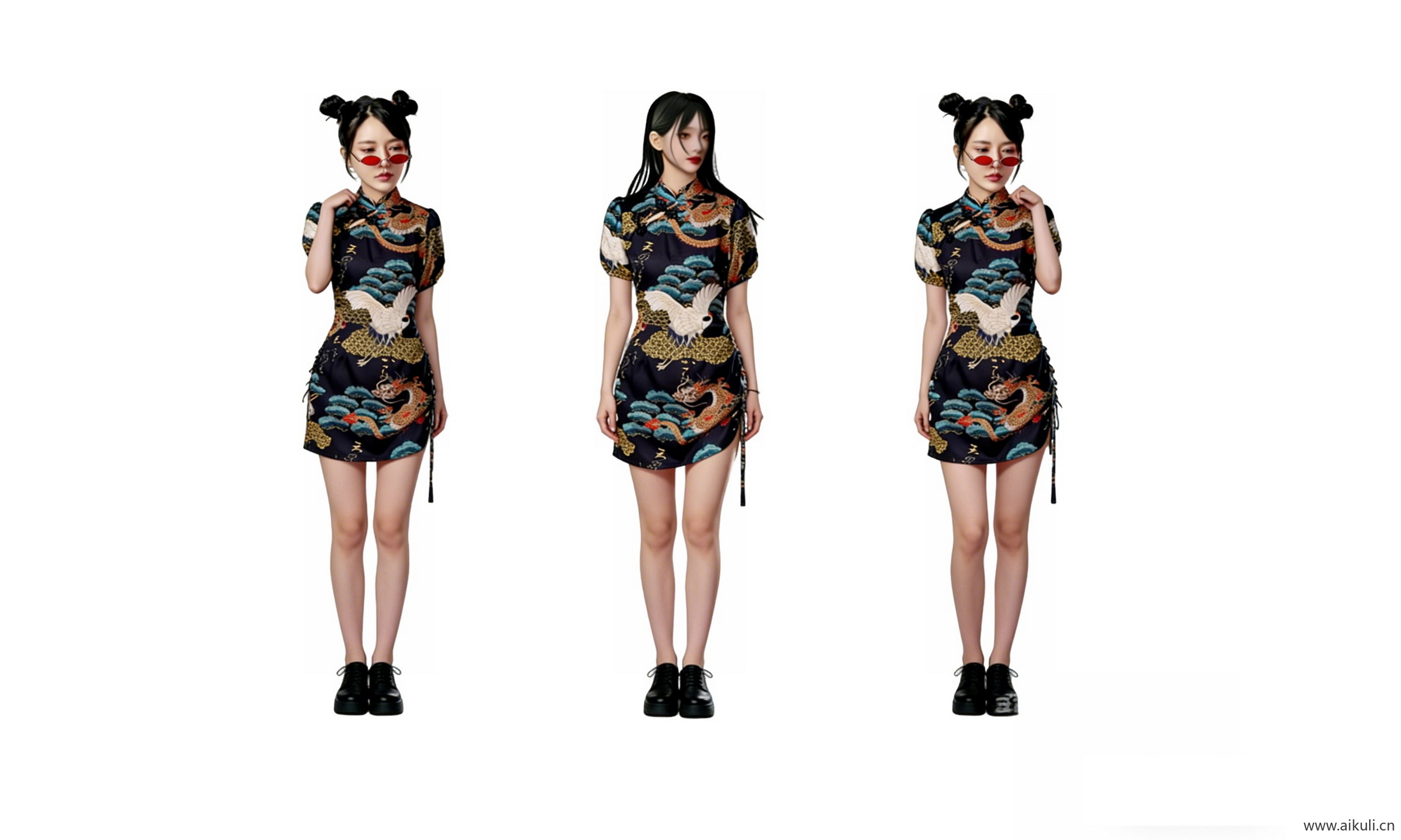 戏曲国潮民族服装人物PNG