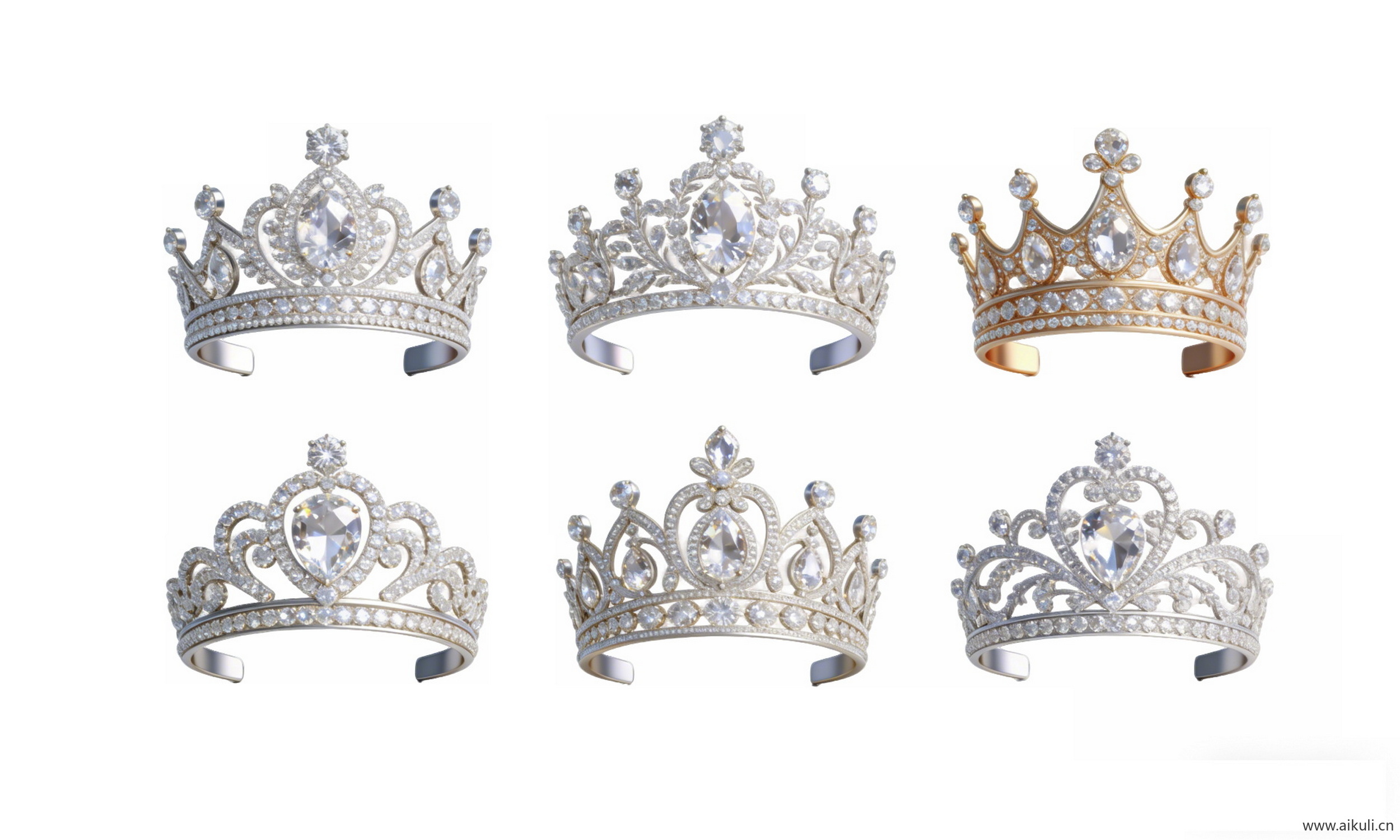 钻石皇冠头饰1-PNG素材