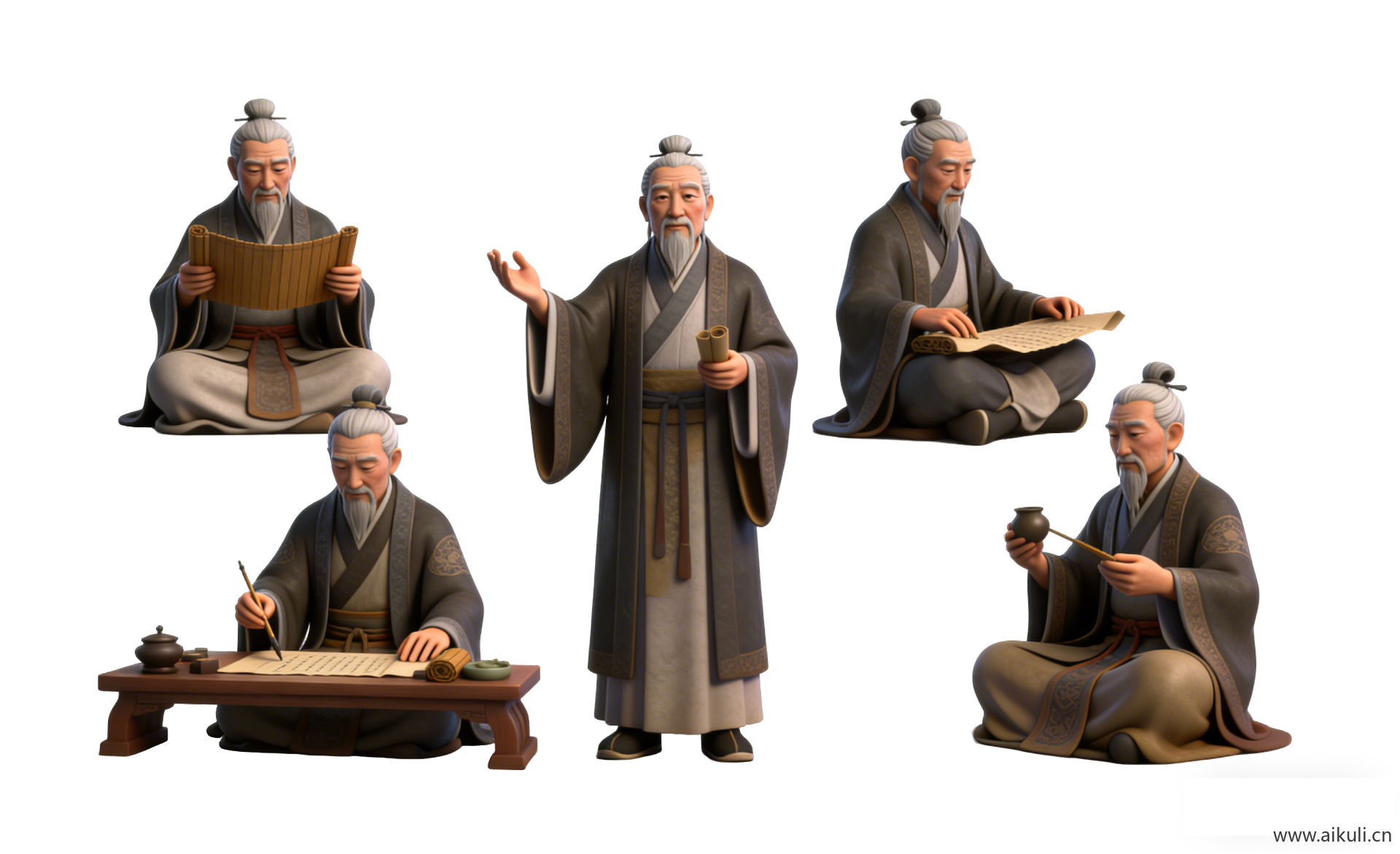 PNG素材华陀 古代名人 (2)