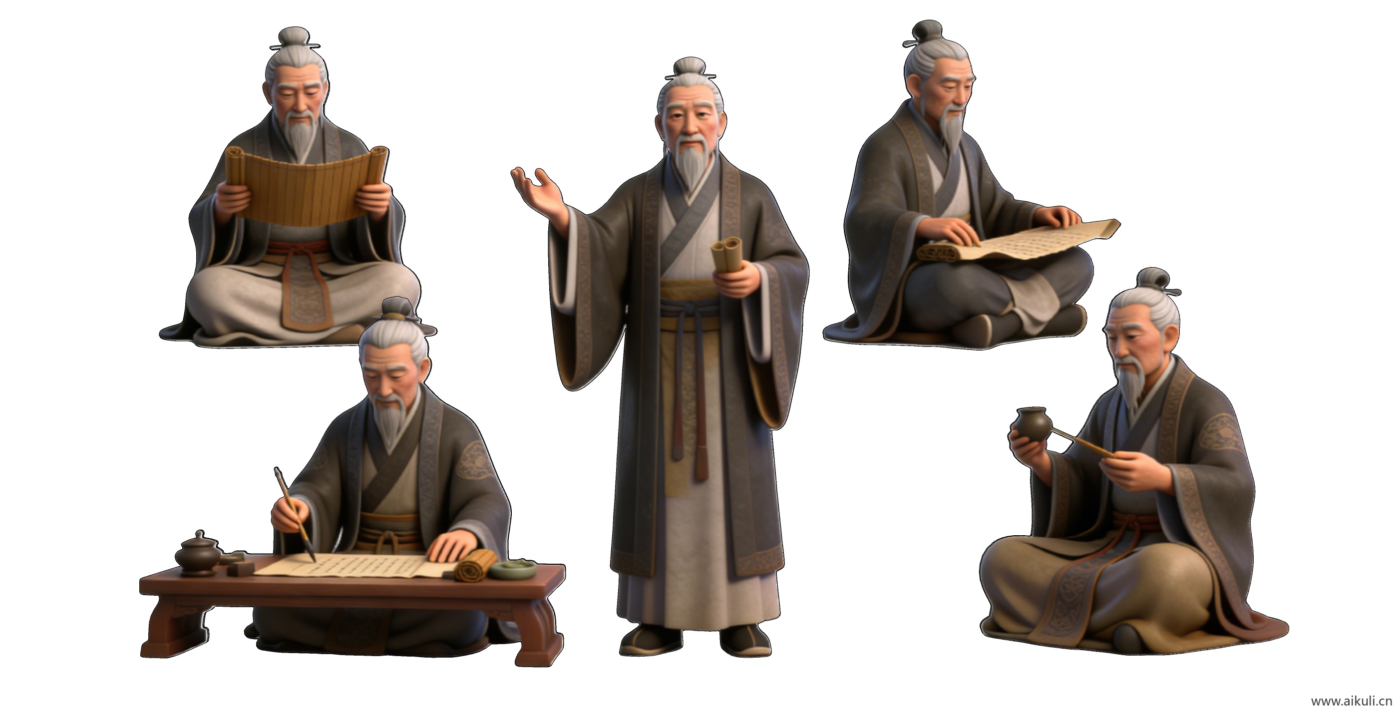 人物2D华陀2古代名人名医剪影