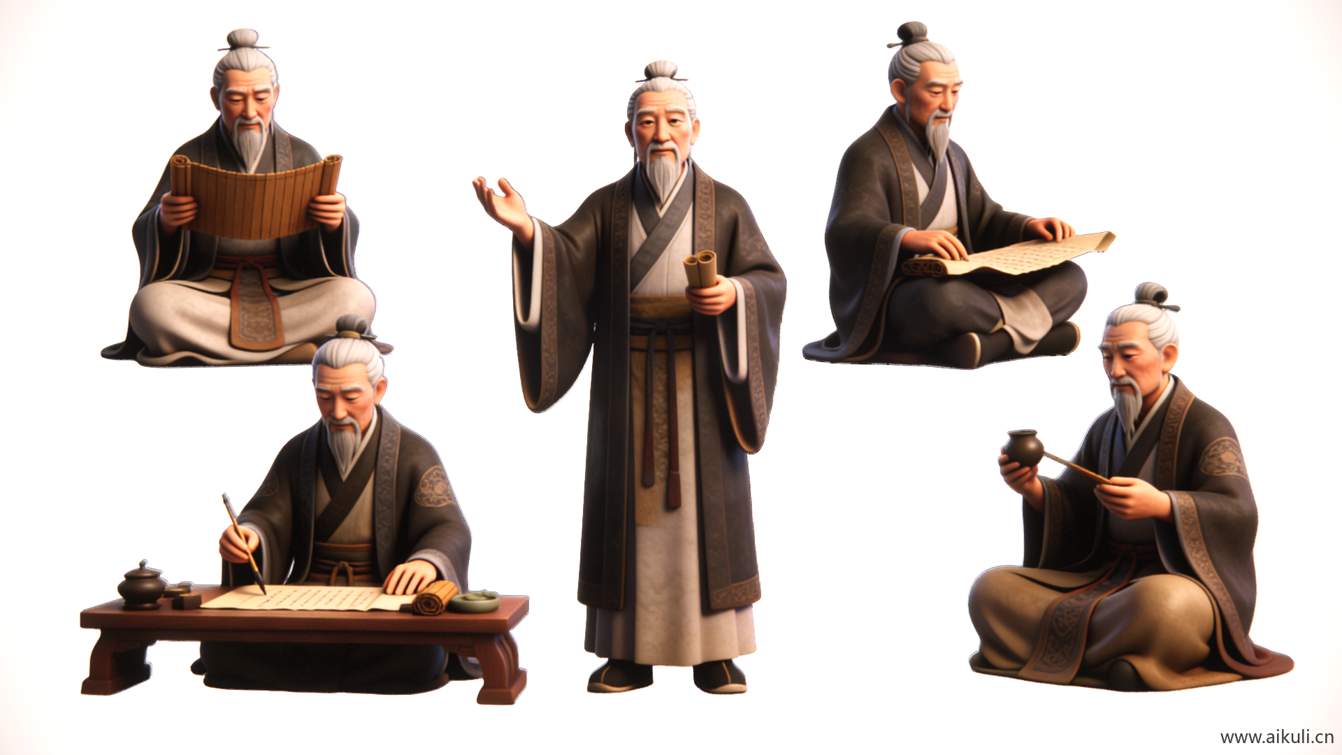 人物2D华陀2古代名人名医剪影