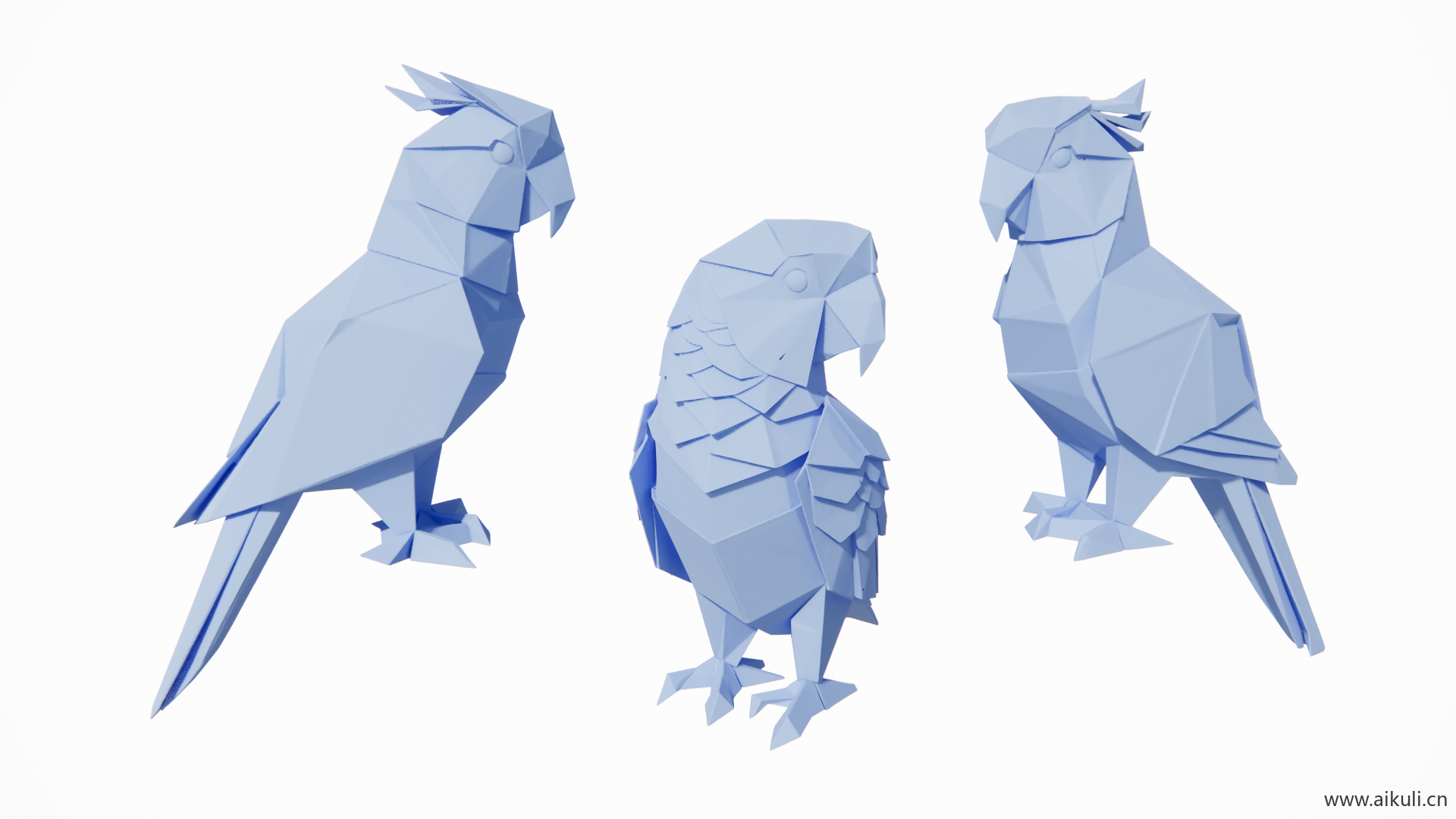 鹦鹉动物折纸