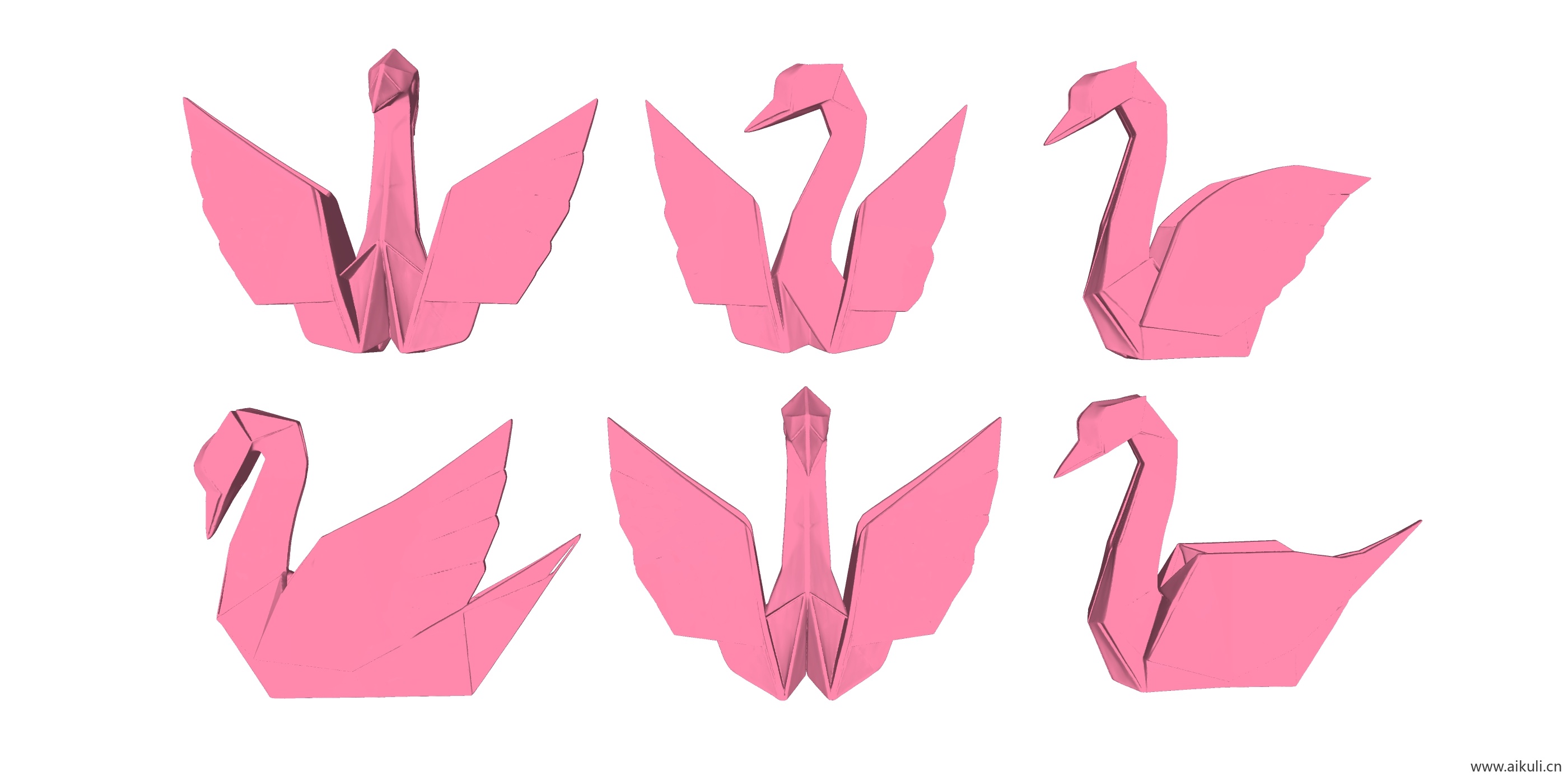 白天鹅动物折纸